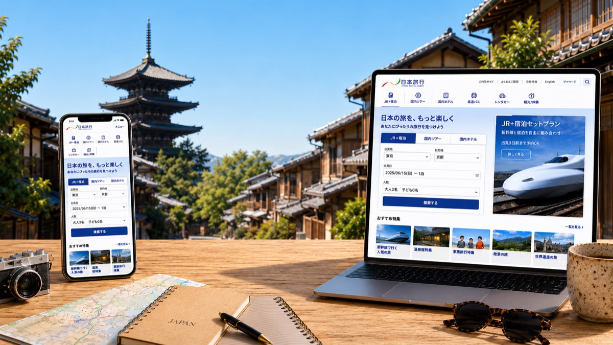 日本旅行のクーポン・セール攻略イメージ