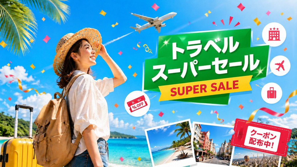 楽天トラベルスーパーSALE攻略｜半額プラン・クーポン併用・次回開催日